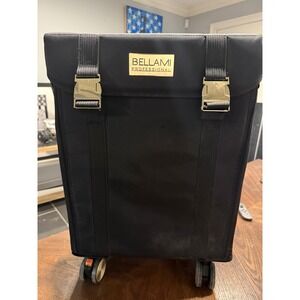 BELLAMI Professional Makeup Hair Trolley Compartments Travel Roller Bag Luggage